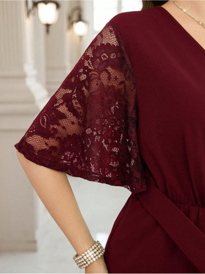 Lace Burgundy