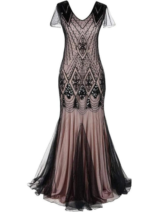 Pink Black Maxi