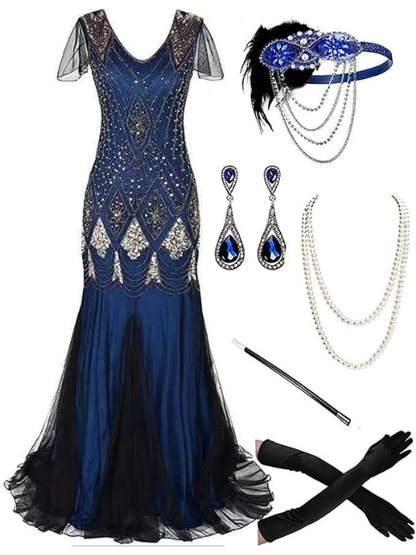 Blue Gold Maxi