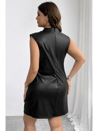 Ruched Shoulder Black