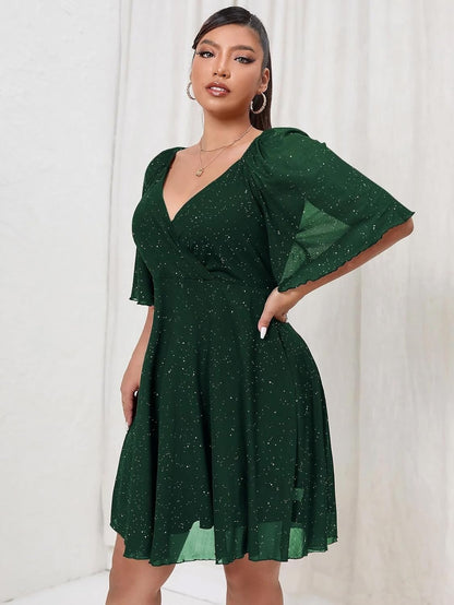 Green Flutter Sleeves