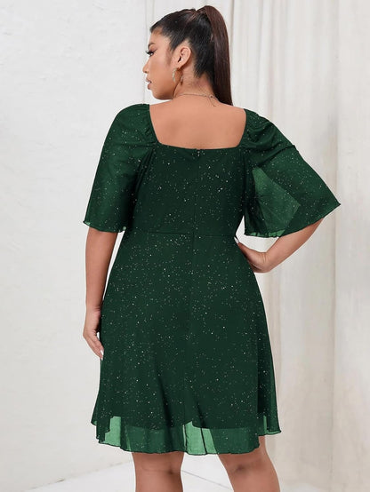 Green Flutter Sleeves
