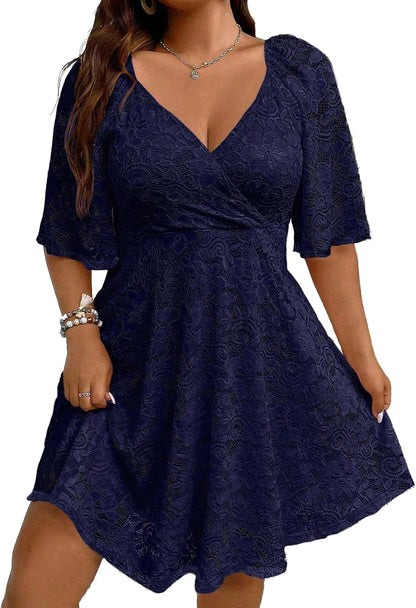 Navy Blue Lace