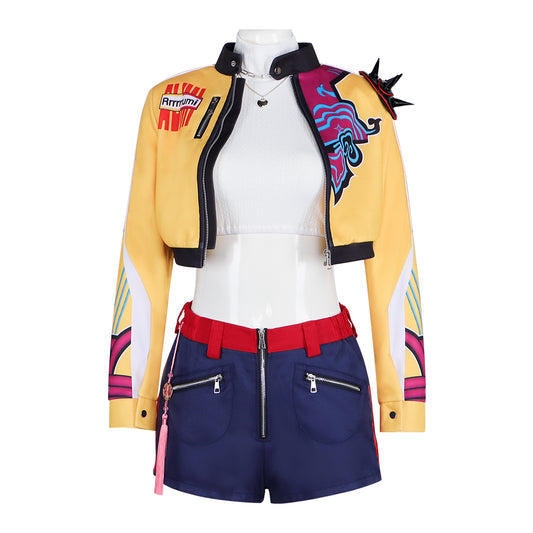 KPop Demon Hunters "How it's Done" Rumi Yellow Gold Girls Costume Set Halloween- Kids (Ship from USA Today)