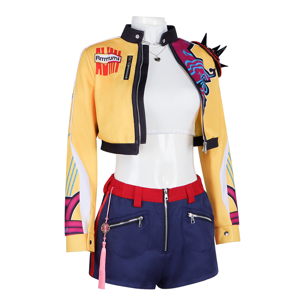 KPop Demon Hunters "How it's Done" Rumi Yellow Gold Girls Costume Set Halloween- Kids (Ship from USA Today)